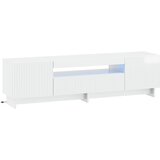  LED TV kabinet Bijela visokog sjaja Konstruirano drvo | shoptok.hr
