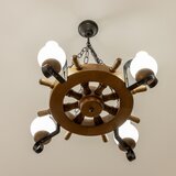  Brilagi - Luster na lancu TIMONA 4xE14/40W/230V prečnik 50 cm buk/orah | Eponuda.com