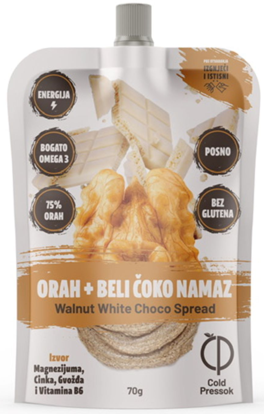 Puter od oraha bela čokolada dojpak 70g