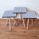 Hanah home Set 3 stočića 3Shp37 Navy Blue | Eponuda.com