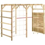 vidaXL Plezalni okvir 240x100x170 cm impregnirana borovina | Shoptok.si