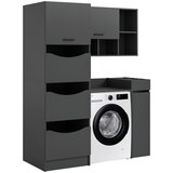 MID.YOU Omara Za Pralni Stroj Free, Antracit | Shoptok.si