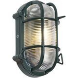 QAZQA Zunanja stenska in stropna svetilka temno zelena ovalna IP44 - Noutica | Shoptok.si