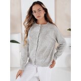 DStreet Damski sweter zapinany SELINA szary | shoptok.hr