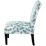 Kayoom FOTELJ, zelena, bela tekstil | Shoptok.si