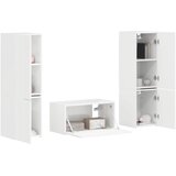  Set TV komoda 5 pcs Visoki sjaj bijela Konstruirano drvo | shoptok.hr
