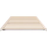 vidaXL Krevet s daskama Bijelo 90 x 220 cm Masivna borovina | shoptok.hr