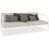 Maison Chic Posteljni okvir - Enojna postelja - Postelja za odrasle za dnevno posteljo bel kovinski 90x200 cm, (21695114) Cene