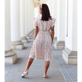 UR/CEO Purple pleated floral dress Ottavio | ePonuda.com