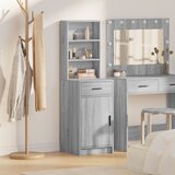vidaXL Siva Sonoma Konstruirano drvo 180 x 74 x 30 cm Police Cijene