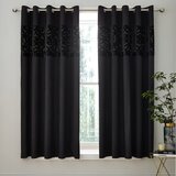 Catherine Lansfield Crne zavjese u setu 2 kom 168x183 cm Lattice Cut – | shoptok.hr