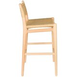 Dutchbone Barski stol iz masivne bukve v svetli naravni barvi (višina sedeža 67,5 cm) Cecile – | Shoptok.si