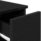  Noćni ormarići s ladicom 2 kom crni hrast 20x36x60 cm | shoptok.hr