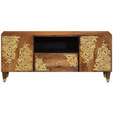 TV ormar Medeno smeđa 105 x 33 x 46 cm Čvrsto drvo manga | Eponuda.com