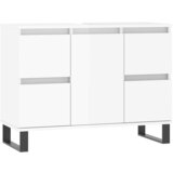 Maison Chic Kopalniška omarica - Kopalniški kabinet visok sijaj bela 80x33x60 cm inženirski les, (21794919) | Shoptok.si