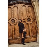 Boto Slip-on Women's Boots with Heel Silver Decorations Black Thaliane | shoptok.hr