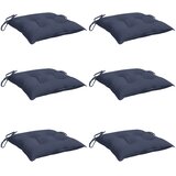  Jastuci za stolice 6 kom modri 50 x 50 x 7 cm od tkanine Oxford | shoptok.hr