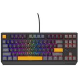 Genesis Gaming tastatura Thor 230 Outemu Red Switch, Mehanička, TKL, Tamnosiva
