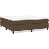 Maison Chic Box spring postelja - Vzmetna postelja z vzmetnico temno rjava 180x200 cm blago SL20935, (21893158) | Shoptok.si