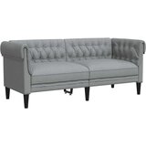  Chesterfield sofa stolica Svjetlosiva 182.5 x 74.5 x 74.5 cm | shoptok.hr
