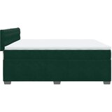  Krevet s oprugama i madracem tamnozeleni 200x200 cm baršunasti | shoptok.hr