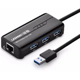 USB 3.0 hub sa 3x USB A i RJ45 - kutija