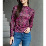 Gemre Pink blouse adorned with Amaya print | shoptok.hr