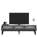 Hanah home tv polica defne anthracite silver Cene