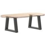  Noge jedilne mize V-oblika 2 kosa Antracit 40x(30-31,3)cm Jeklo | Shoptok.si
