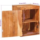 vidaXL Nočna omarica 2 pcs Rjava 35 x 33 x 48 cm Trden les akacije | Shoptok.si