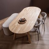 WOOOD Jedilna miza iz masivnega hrasta 90x220 cm Tablo – | Shoptok.si