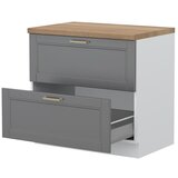 Element ZA KUHINJU TARA R-90-2MBOX SA METALNIM LADICAMA-Grafit mat lak Cijene