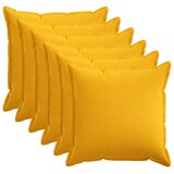  Presvlaka za jastuk 6 kom. HOUTEN Svijetlo žuta 60 x 60 cm - Svjetložuta 60 x 60 cm 6 | shoptok.hr