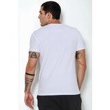 Dewberry T9569 BIKE COLLAR MEN'S T-SHIRT-WHITE | shoptok.hr