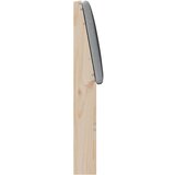  Tapecirani uzglavlje Svijetlo siva 150 cm Čvrsto borovo drvo | shoptok.hr