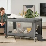 Kinderkraft Potovalna posteljica 2v1 Joy 2, bež | Shoptok.si