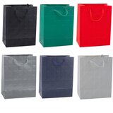 Elegant Embossed Squares Gift Bag 23 x 18 x 10.5 cm | shoptok.hr