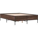  Okvir za krevet smeđi hrast 150x200cm konstruirano drvo i metal | Eponuda.ba
