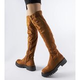 Gemre Long brown boots massive sole Kossuth | Eponuda.ba