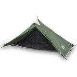 vidaXL Šator za kampiranje za 1 osobu zeleni 255x153x130 cm taft 185T | shoptok.hr