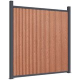 PANEL za ogradu smeđi 1045 x 186 cm WPC | shoptok.hr