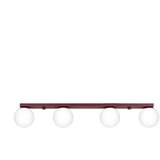 Sollux Lighting Stropna svetilka YOLI 4 burgund, (5000352183) | Shoptok.si