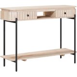  Ručni stol Bijela 100 x 30 x 76 cm Čvrsto drvo manga Cijene