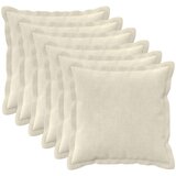  Presvlaka za jastuk 6 pcs HOUTEN Krem 35 x 35 cm Slike