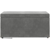  Stolica Tamno siva 81 x 41 x 40 cm Svileni i Fino Radeći Drvo | shoptok.hr