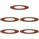  Pogodno za ravne drvene prstenove 5 pcs Smeđa Ø40 / 70 cm | shoptok.hr