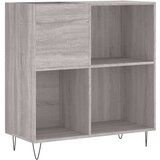 vidaXL Omarica za gramofonske plošče siva sonoma 84,5x38x89cm inž. les | Shoptok.si