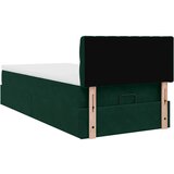  Okvir kreveta s madraca tamnozeleni 90x190cm baršunasti | shoptok.hr