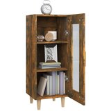  Komoda boja dimljenog hrasta 34,5x34x90 cm konstruirano drvo | shoptok.hr