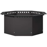 Prsten za vatru Crna 60 x 60 x 25 cm Čelik | shoptok.hr